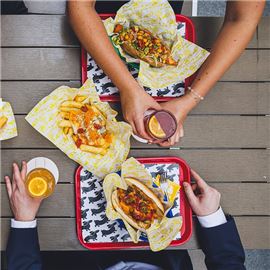 Dinner at The Big Dog