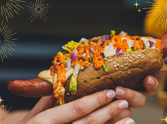 hot dog and new years eve